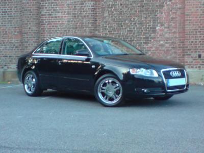 audi with chrome alloys