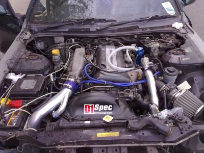 Engine bay 200sx